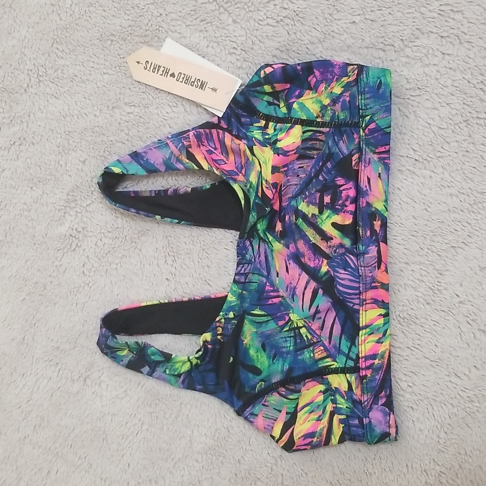 NWT Inspired Hearts Sports Bra